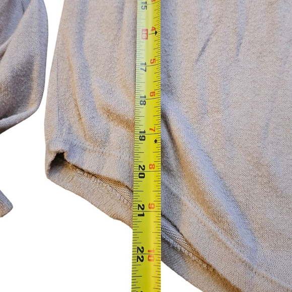 No Boundaries XS Green & Cream Long Sleeve Henley Shirt - Picture 5 of 6